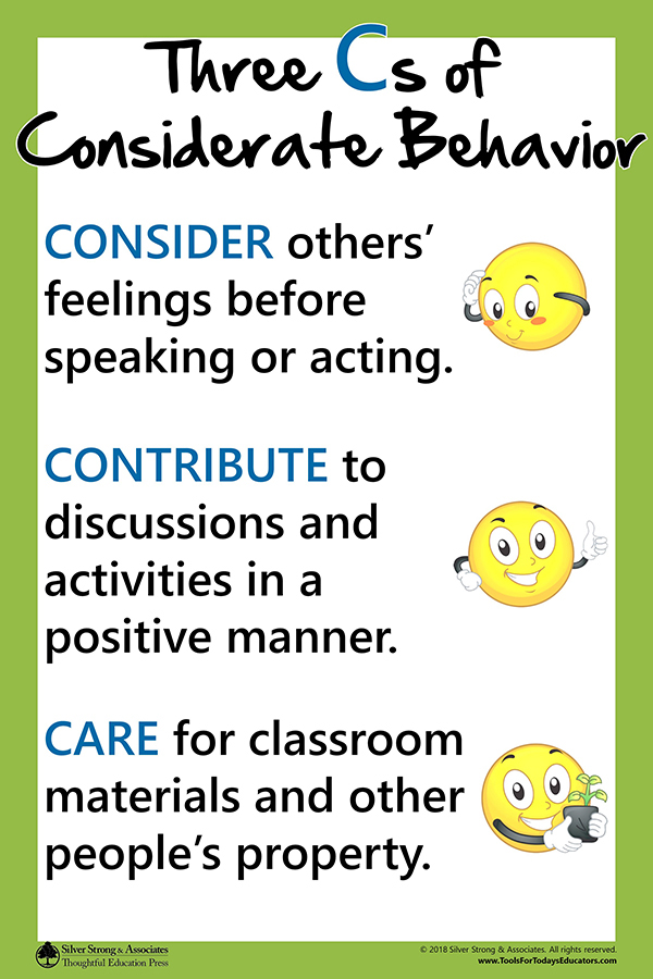 three-cs-of-considerate-behavior-poster-silver-strong-associates