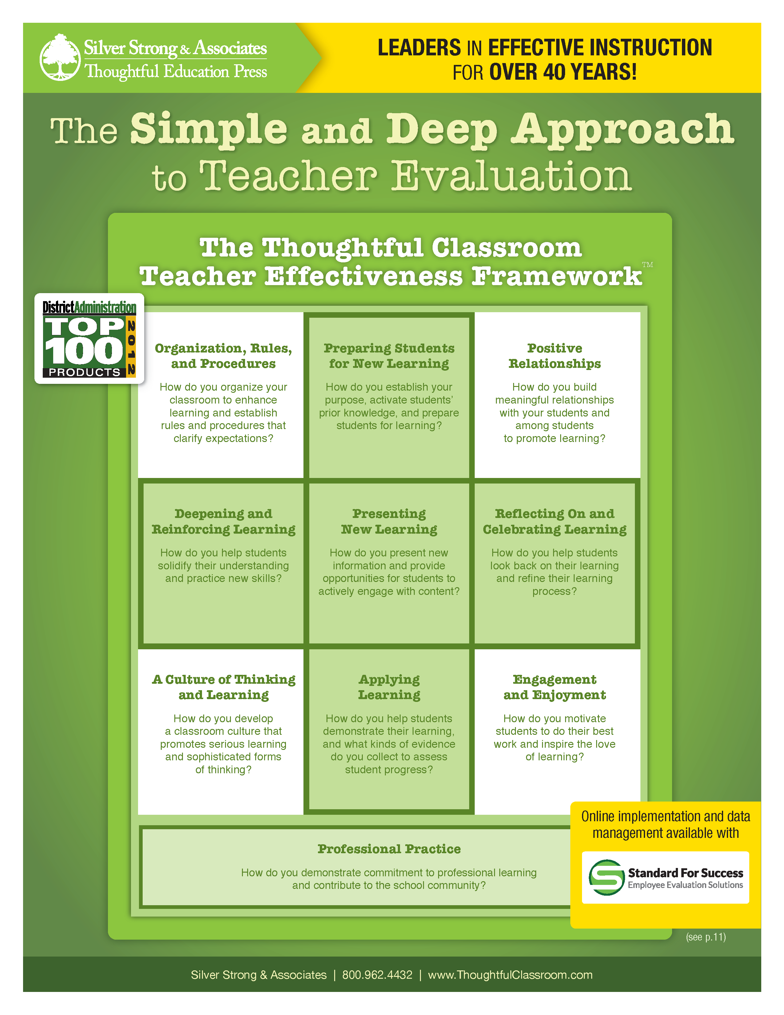 Educator Effectiveness and Evaluation Silver Strong & Associates