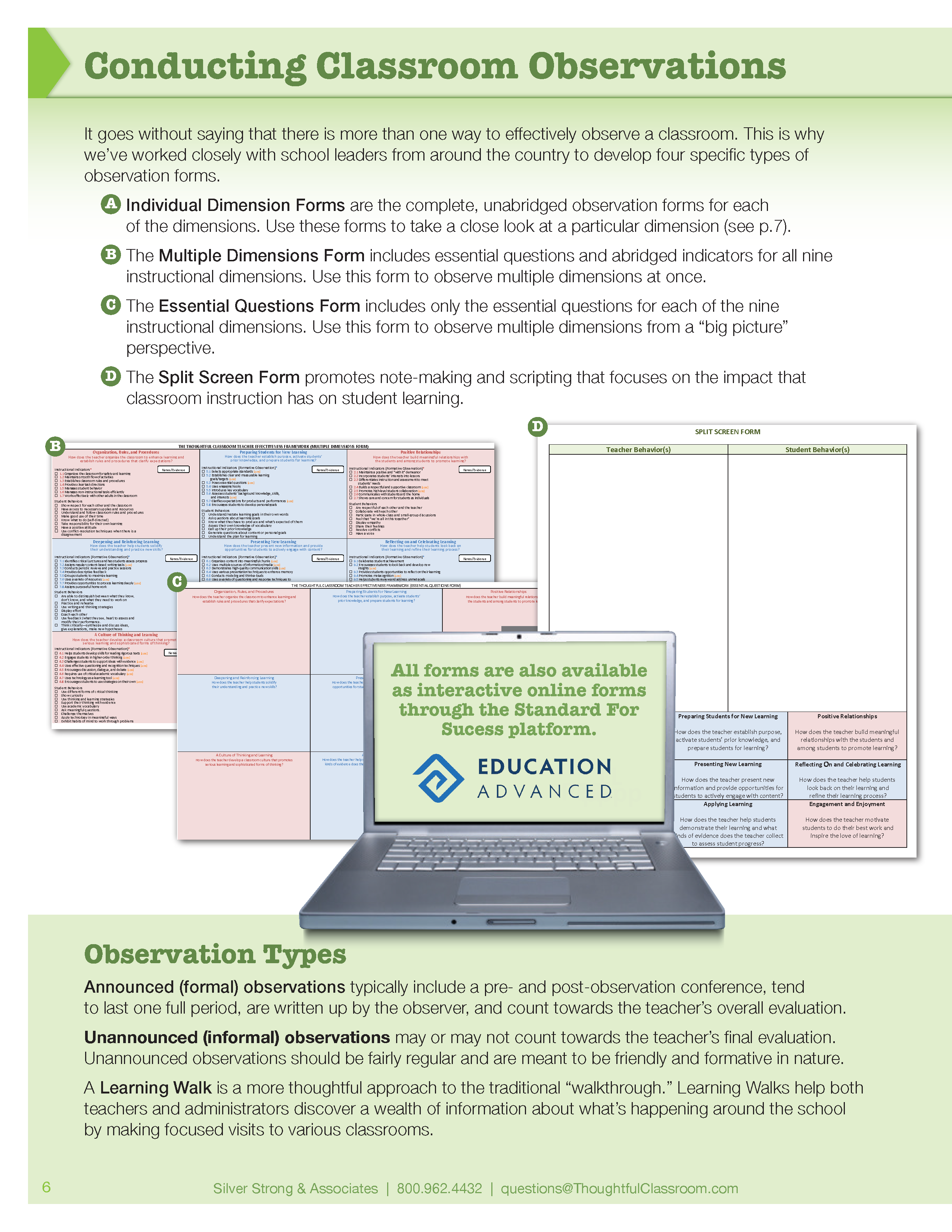 Educator Effectiveness and Evaluation | Silver Strong & Associates ...